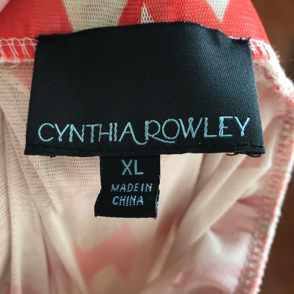 Cynthia Rowley Chevron Strapless Dress/Cover-up - Picture 3 of 7